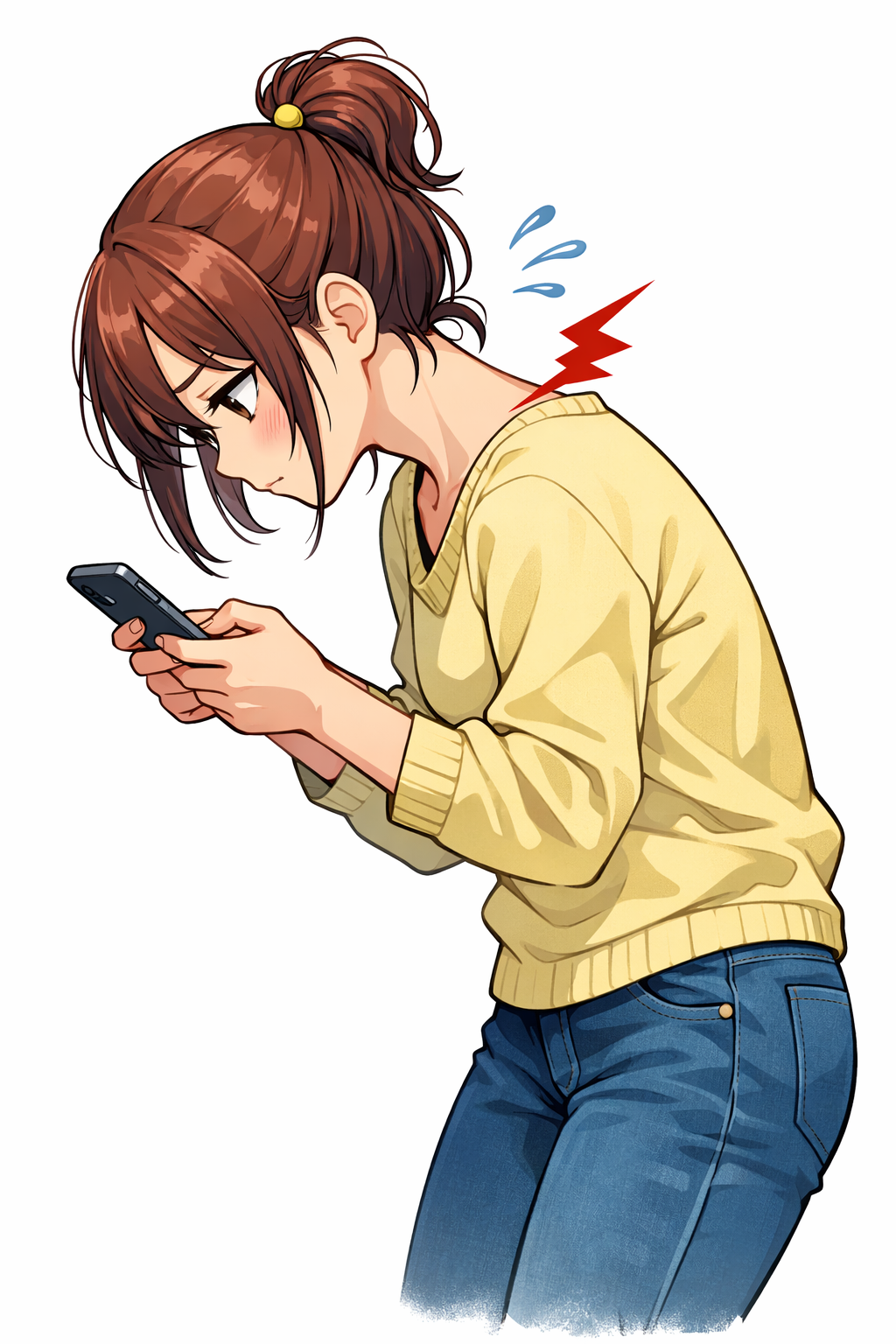 甲府市でスマホ首を整体改善する方法