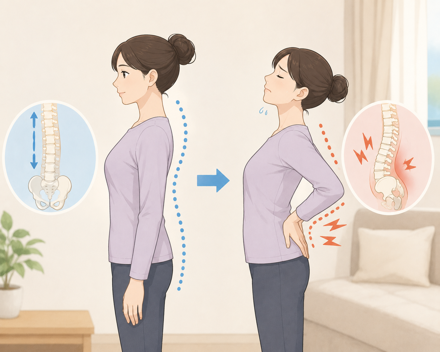 反り腰で腰痛になる原因とは？理学療法士が改善方法を解説