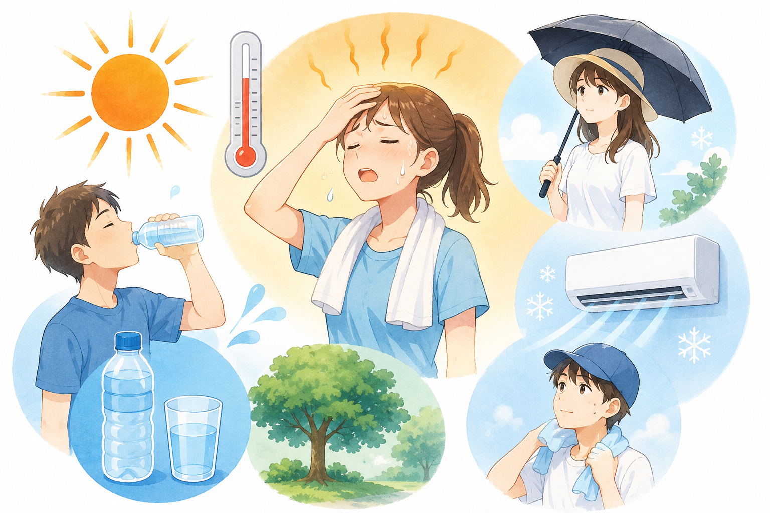 熱中症になる原因とは？初期症状と正しい対策を解説