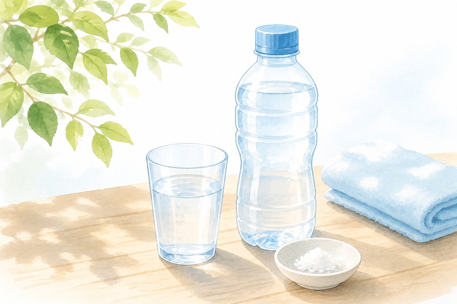 熱中症対策の水分・塩分補給｜正しい飲み方と注意点を解説