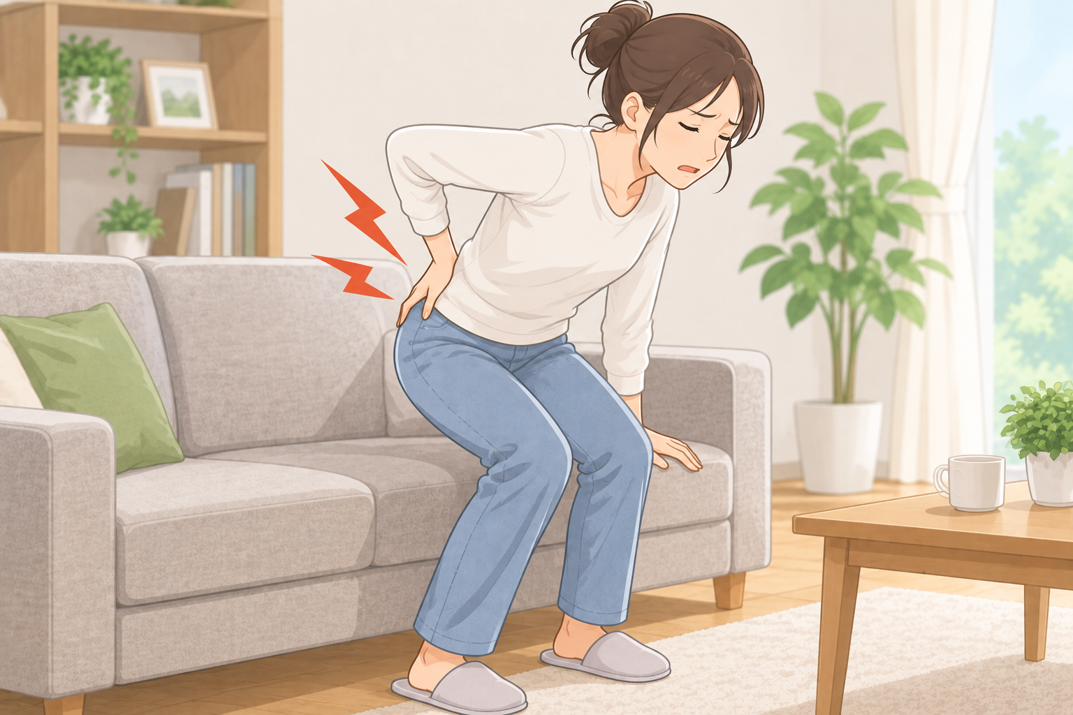 立ち上がると腰が痛いのはなぜ？原因と対処法を理学療法士が解説