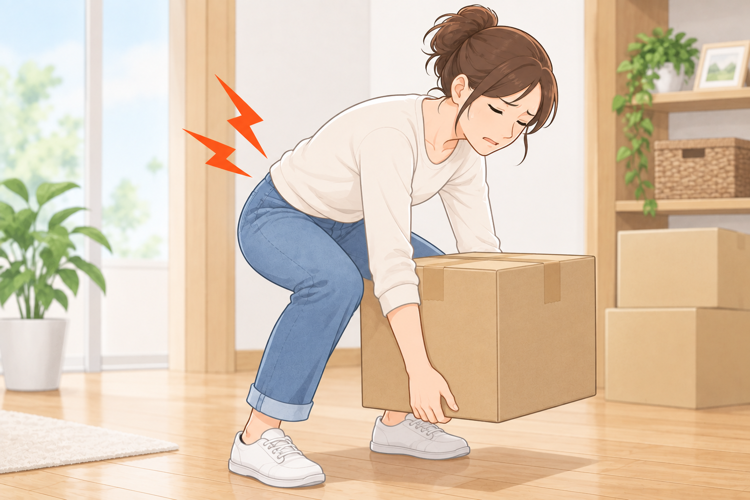 重い物を持つと腰が痛い原因は？対処法を理学療法士が解説